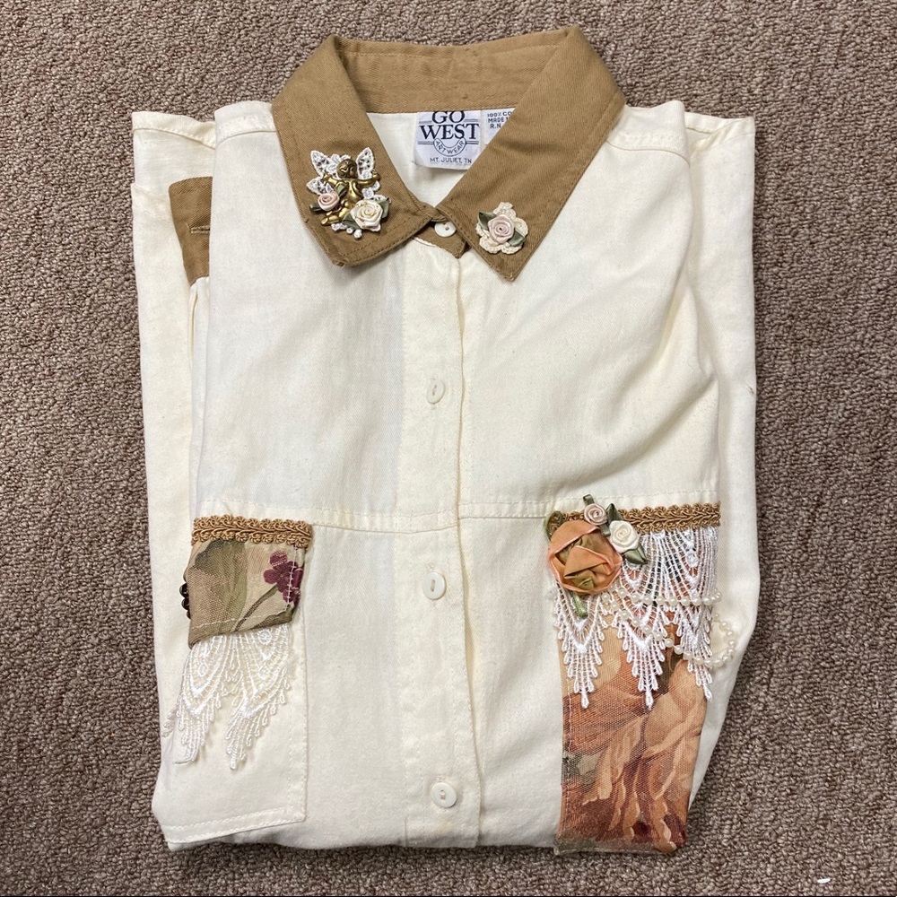Vintage Western/Renaissance Button Down
